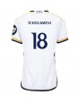 Real Madrid Aurelien Tchouameni #18 Heimtrikot für Frauen 2023-24 Kurzarm